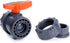 2 F1970, 200 @73F, 2 inch (2 inch) HYDROSEAL Kaplan PVC True Union Ball Valve with Full Port, ASTM EPDM O-Rings