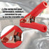 4 Pack 100A Insulated Alligator Clips, Heavy Duty Metal Clamp Jumper Cable Clamps for Car, Boat, Vehicle (Black & Red)