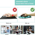Mouse Pad with Wrist Support, Ergonomic Mouse Pad with Memory Foam Wrist Rest Cushion, Non-slip Rubber Base Gaming Mice Pad for Home Office Computer Laptop, Cactus by LIZPARE