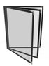 8 Pcs Black Menu Covers, 8.5x11 Letter Size, 3Page 6View menu Holder,