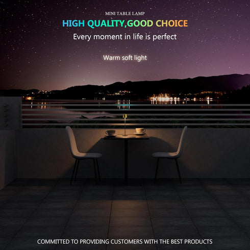 Timjorman Compact Cordless Table Lamp, Rechargeable LED Night Light, Dual Light Source (RGB Top & Warm Bottom), Touch