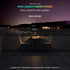 Timjorman Compact Cordless Table Lamp, Rechargeable LED Night Light, Dual Light Source (RGB Top & Warm Bottom), Touch