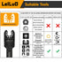 158 LEILUO Pcs Multitool Blade Kits Cutting and Sandpaper Oscillating Tool Accessories Universal Oscillating Saw Blades