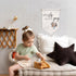 ArtisaEura Airplane Nursery Wall Canvas Banners, Bear Nursery Decor, Super Fly for a Little Guy Hanging Display Pennant