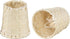 Aspen Creative 51006-2, Empire Clip-On Chandelier Lamp Shade, Natural Palm Leaf, 3" Top x