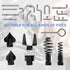 7PCS Drain Cleaner Combination Cutter Head Set, 16mm Manganese Steel for Drain Cleaning Machines
