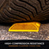 Pack 10 4 4 inch Road Reflectors of | by Street Pavement & Asphalt Stud Markers | Great Reflecting for Speed Bumps