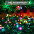5 8 100LED suddus Colors Solar String Lights, Solar Christmas Lights Outdoor Waterproof with Lighting Modes, Multi