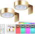 KELUOLY 2-Pack Picture Light Battery Operated Painting Lights, 13 Color RGB Magnetic LED