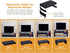Bostitch Konnect Adjustable Monitor Riser with Drawer & Cell Phone Holder, Laptop Stand for Desk, 4 Height Levels