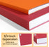 SUNEE Hanging File Folders, 6 Pack Letter Size with 1/5-Cut Tabs for Home and Office Organization