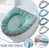 Generic Soft Plush Toilet Seat Cover, Thickened Knitted Cushion with Non-Slip Backing for and Warmth in Winter Cold