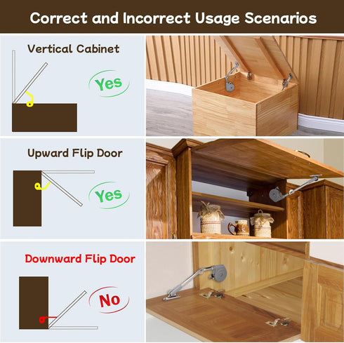 1 Pack | Soft Close Hinges for Toy Boxes, Wooden Chests, Cedar Storage, Trunks & Benches | Tension Adjustable Slow Down