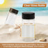 Furnido 20ml Glass Sample Vial, 20 Pcs Empty Refillable Glass Bottle with Black Screw Caps for Essential Oil Storage