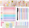 XKDOUS 42 Pcs Bible Study Supplies, Bible Journaling Kit for Women, 12 Double-Headed Bible Highlighters, 6 Pens, 90