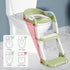 XIGGA 3 1 2-level in Potty Toilet Training Seat with Adjustable Steps, Equipped with Waterproof Cushion and Non Slip