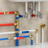 (Pack of 2) EFIED Push Fit Reducing Coupling 1/2" x 3/8", Push-to-Connect Plumbing Fitting with 2 Disconnect Clips