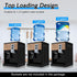 GDIFLS Countertop 1.2~5 3 Settings 197 6 Water Cooler for Gallon - Small Water Dispenser w/ Temp (Hot/Cold/Warm), Heats
