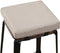 FANGMING Square Chair Cushion with Ties Non Slip 10/11/12/14/16 Inch Memory Foam Bar