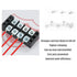 250pcs Non-Insulated Fork Terminals, Copper Fork Wire Connectors for AWG 22-10 Crimp Fork End Terminal