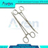 Avon Surgical Pack 2pcs (6.25 Inches) of - Hemostat Clamp Forceps with Serrated Jaws, Curved + Straight, Autoclave-Safe