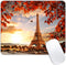 Natural Scenery of Paris Mouse Pad, Customized Mousepad with Non-Slip Rubber Base for Computers Laptop Office Desk