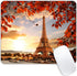 Natural Scenery of Paris Mouse Pad, Customized Mousepad with Non-Slip Rubber Base for Computers Laptop Office Desk