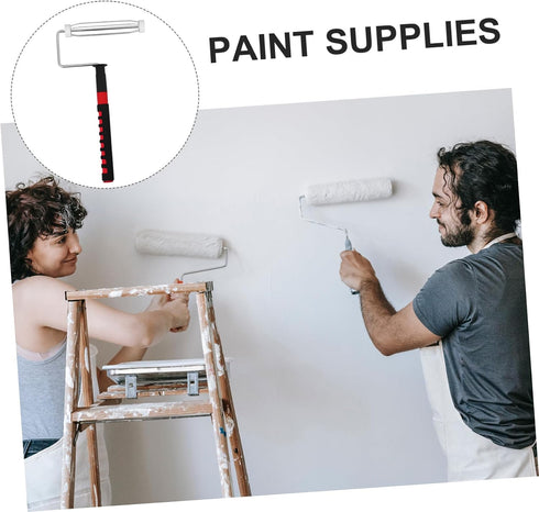 Mikikit Roller Stand for Tv Line Support Structure Non Slip Design Chic American European Style for Living Room Bedroom