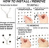 Steel Pegboard Hooks 50-Pack 1" L Hook, Black - Organize Tools, Accessories, Workbench, Garage Storage, Kitchen, Crafts