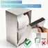 ZSHIGANMA Commercial (1) Double Rolls Toilet Paper Dispenser Holder,Heavy Duty Stainless Steel Tissue Dispenser Wall
