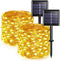 WESEN 300 LED Christmas String Lights Indoor Outdoor-2Pack, Solar String Lights 110FT with