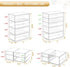 Makeup Organizer with 16 Drawers, 4 Pcs Desktop Office Supplies, Clear Accessories, Dustproof Drawer Storage