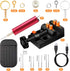 YASPIT Electric Resin Drill Set, 210 PCS Pin Vise for Jewelry Casting, Anti-Skid Drill Press Vise for DIY Keychains