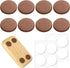 FdcZeyxior 8 Pcs Anti Slip Cutting Board Pads, Self-Adhesive Silicone Stabilizer Feet for