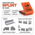 36" 4.3" (6, RHINO RESCUE First Aid Splint X Orange-Gray, Keep Bones in Position Splint Bundle)