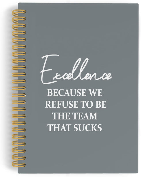 Team Gifts Inspirational Spiral Notebook - Gifts for Work Team Journal, 5.5"x8.3", 164pages Lined Journal Notebooks