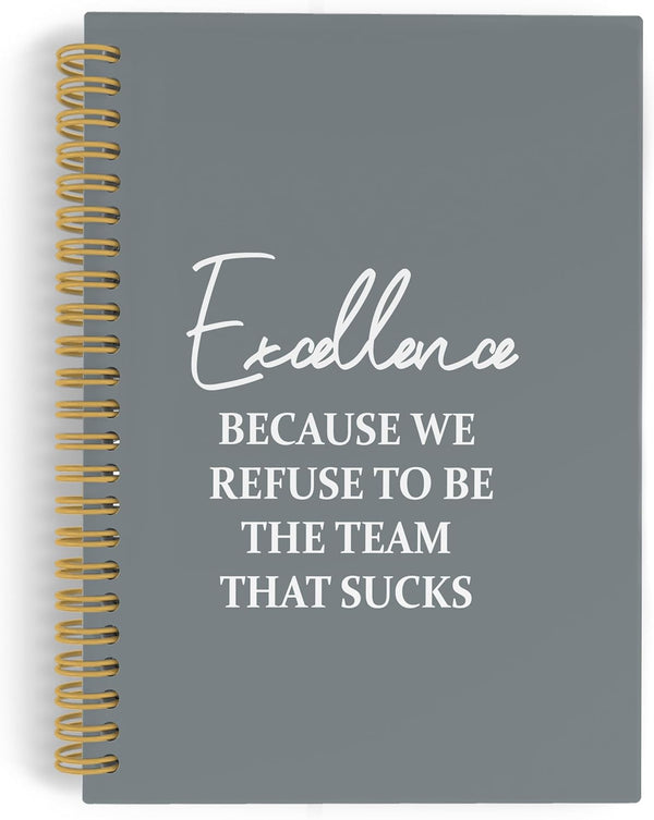 Team Gifts Inspirational Spiral Notebook - Gifts for Work Team Journal, 5.5"x8.3", 164pages Lined Journal Notebooks
