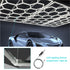 20 Pack 1m 3.28ft, (20pcs 1m) Hexagon Garage Lights Suspension Cables Kit Steel Hanging Chains / Hex Honeycomb Light