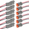 AITRIP 6 Kit 3Pin Way Electrical Wire Connector, 3Way DT Automotive Waterproof Male Female Plug for Car