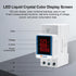 Digital Display Energy Meter - AC Rail-Mounted Meter Electricity Usage Monitor for Voltage, Current, and Energy Consumption Measurement - GT2P-UID, AC 80~270V, 0~100A, 50/60Hz