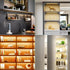 4PCS 12inch Dimmable Case/Pantry/Closet/Safe, 3000K JUSJUBR x Display Cabinet Lights Warm White, LED Shelf Lighting