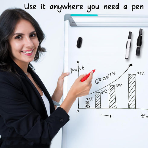 AIERSA Large Silicone Marker Holder for White Board, Dry Erase Adhesive Marker Holder, Marker Holder for Classroom