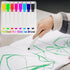 Beieverluck 200 Pieces Magnetic Dry Erase Markers with Eraser Cap, Bulk Whiteboard Pens for Kids, Teachers, Office