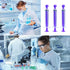 Plastic Syringe with Cap, Individually Packaged, Liquid Measuring Syringe for Labs and Pet Feeding
