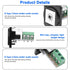 3.5mm 3 1/8" 3 -2 XMSJSIY D-Type Pole Stereo Audio Terminal Block Connector TRS Female Panel Mount to Pin Screw