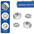 QISHENG 100 #6-32 18-8 A2(304) PCS Stainless Steel SAE Hex Nuts,Stainless Steel Nut,Home Nut