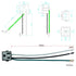 15A/125V Panel Mount AC Outlet, NEMA 5-15R Snap-In Receptacle, Grounding Power Socket with 14AWG Leads