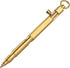 SMOOTHERPRO Solid Brass Bolt Action Pen, Square Shape for Tremor, Parkinson, Arthritic Pocket Business EDC, Natural