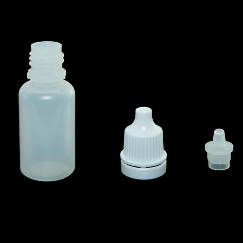 Eye Liquid Dropper 50PCS 10ml White Empty Plastic Squeezable Dropper Bottles with Caps by Tegg