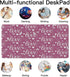 Generic 35. 4" 16. 5" Retro Cute Hearts Desk Mat Multifunctional Mouse Pad Long, Waterproof Dual Sided Desk Mat